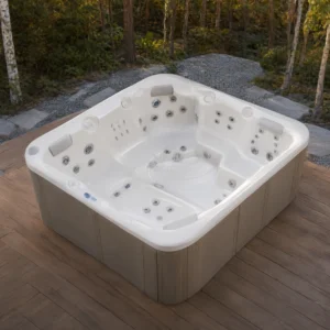 Jacuzzi CRESCENT 890 w polskim ogrodzie