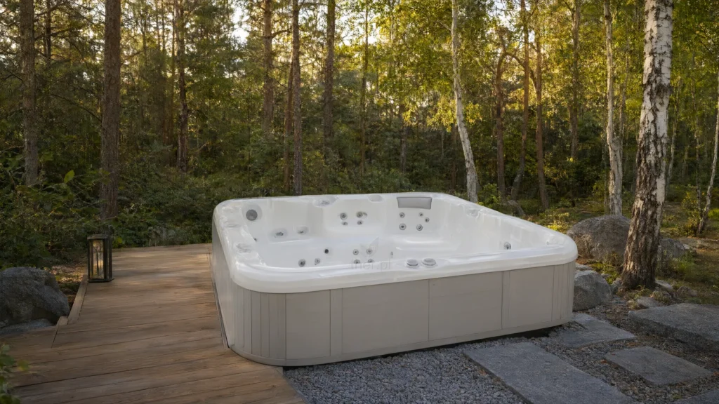 Hot tub CRESCENT 890, lifestyle scene