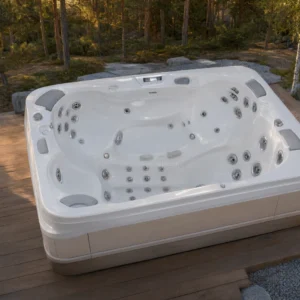 Jacuzzi VIRTUS 650 w polskim ogrodzie
