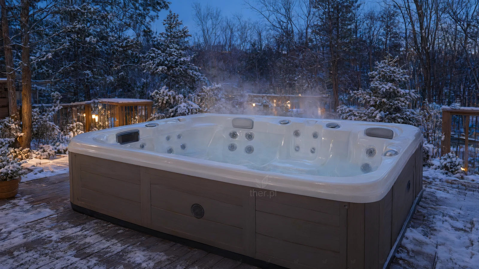 Hot tub VIRTUS 680, lifestyle scene