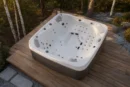 Hot tub NOVA 800 in a Polish garden